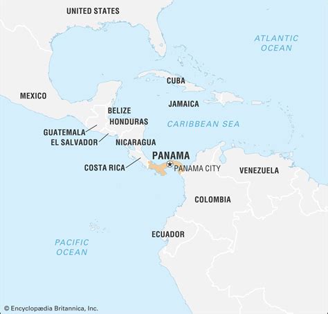 Panama Location On World Map - Dorree Kassandra