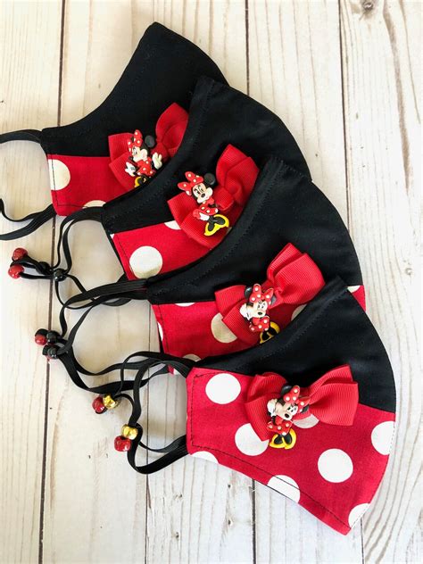 WASHABLE FACE MASK Minnie Mouse Mask Minnie Face Mask | Etsy