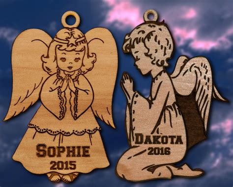 Personalized Angel Christmas Ornament - Etsy