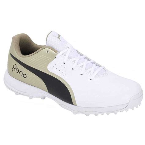 Buy Puma 19 FH Rubber Spike Cricket Shoes (Gold/White) Online India