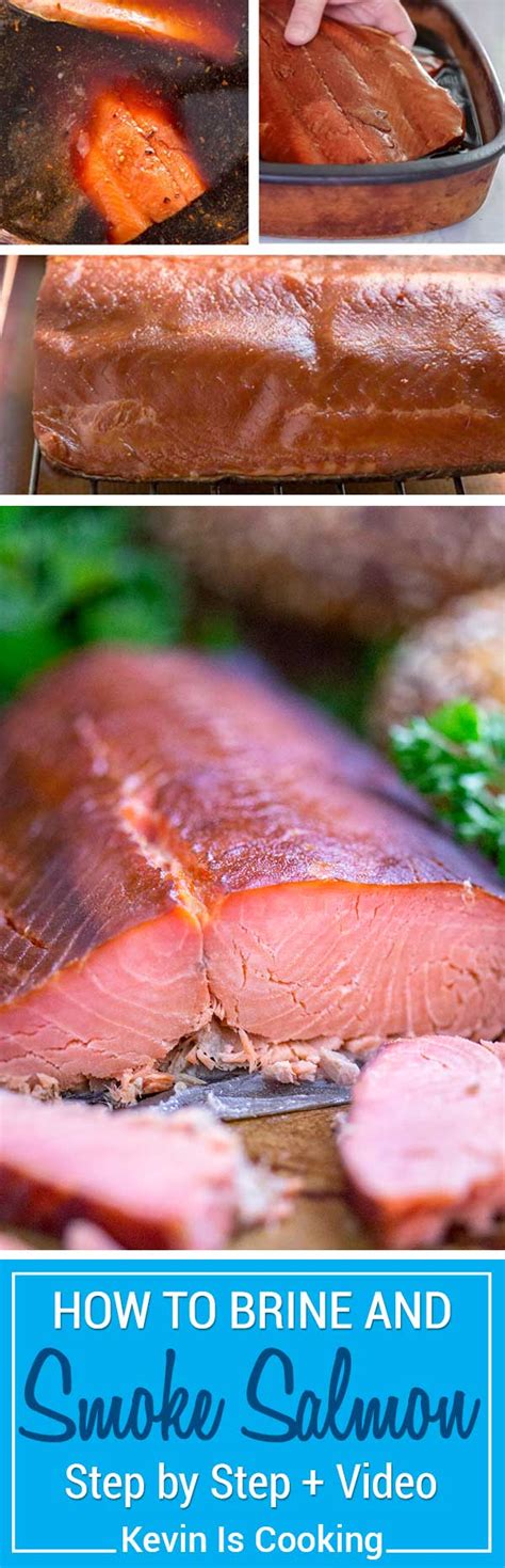 How to Make Smoked Salmon and Brine Recipe - Kevin Is Cooking