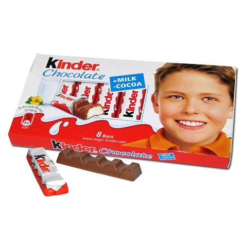 Kinder Milk Chocolate Bars | Kinder chocolate, Chocolate milk, Chocolate sticks