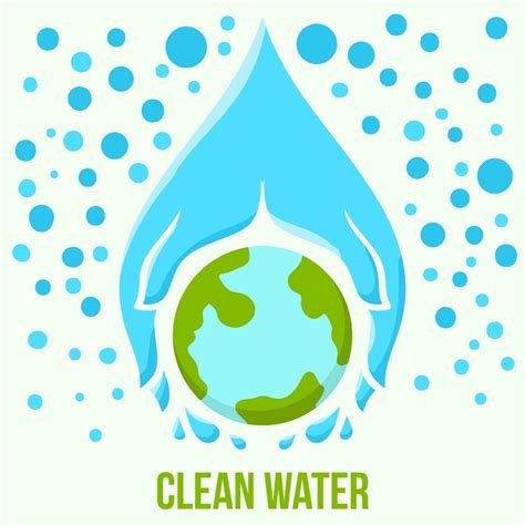 Clean Water Advocacy Poster 198670 Vector Art at Vecteezy