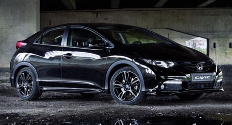 Honda Displays New Civic Black Edition in Geneva, Goes on Sale in May ...