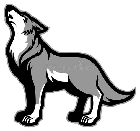 Howling Wolf Stock Illustrations – 10,599 Howling Wolf Stock ...