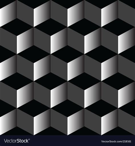 3d pattern Royalty Free Vector Image - VectorStock