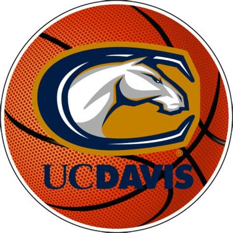 Uc Davis Aggies 4-Inch Round Basketball Ncaa Hoops Pride Vinyl Decal ...