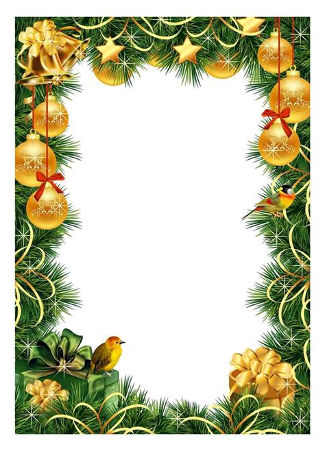 40+ Free Christmas Borders And Frames - Printable Templates within ...