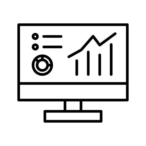 Monitoring Sales Icon 1505035 Vector Art at Vecteezy