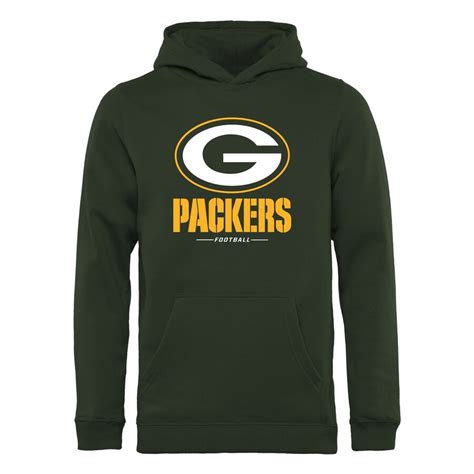 Green Bay Packers NFL Pro Line Youth Team Lockup Hoodie - Green