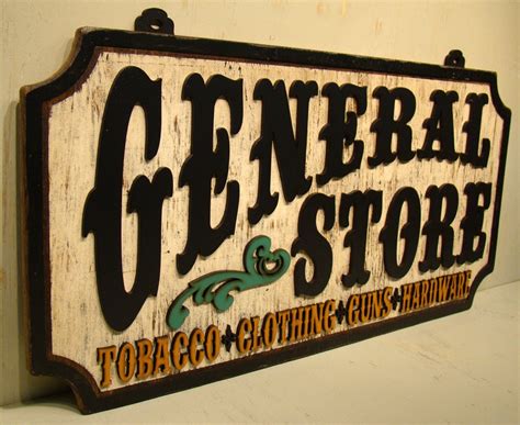 General Store Rustic Sign Vintage Sign Ranch Sign Country