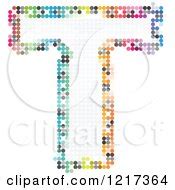 Colorful Pixelated Capital Letter R Posters, Art Prints by - Interior Wall Decor #1217362