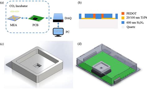 Design schematic of the neural chip platform. (a) Schematic of the... | Download Scientific Diagram