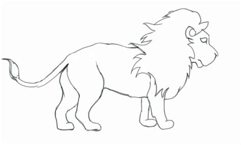 Lion Cub Drawing Easy at GetDrawings | Free download