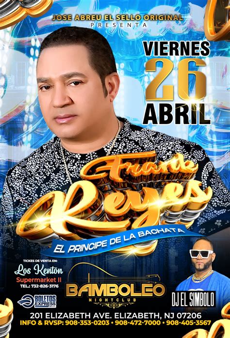 FRANK REYES Tickets - BoletosExpress