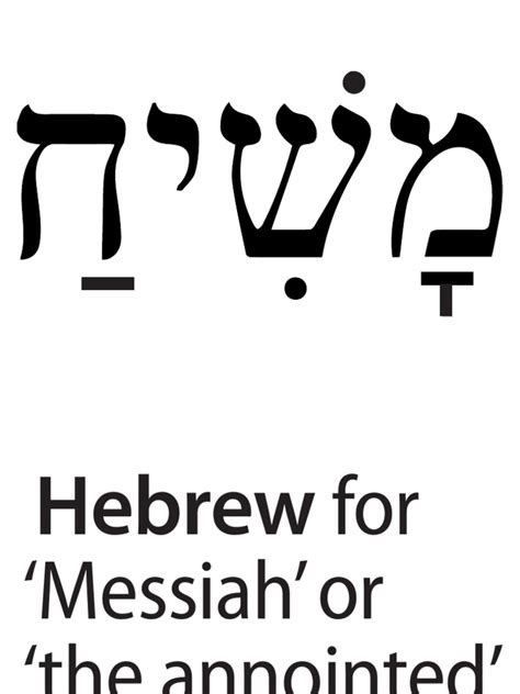 'Messiah' in Hebrew and Greek