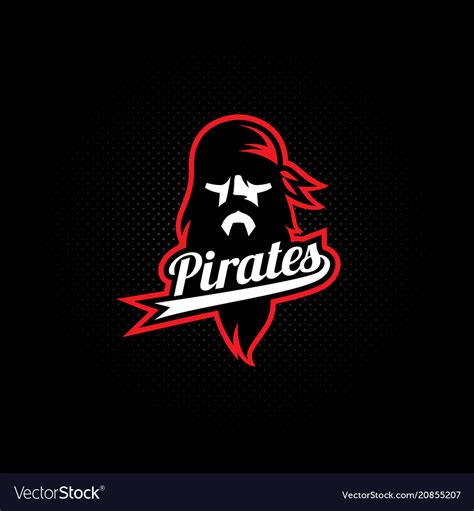 Pirate logo Royalty Free Vector Image - VectorStock