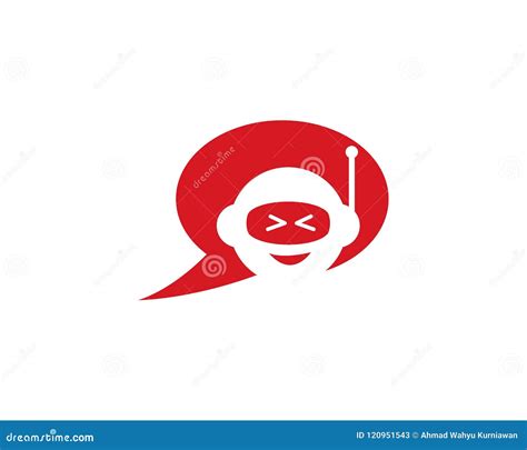 Chatbot logo vector stock vector. Illustration of chat - 120951543