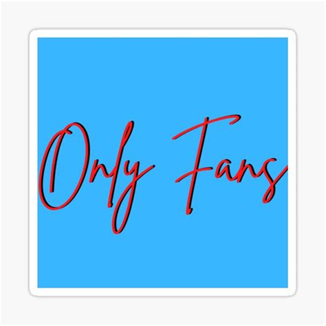 "Only fans Art Design" Sticker for Sale by Ghanshyam03 | Redbubble