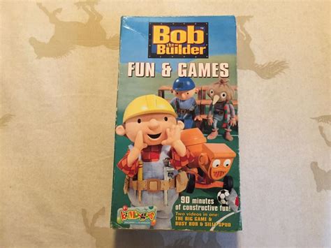 Pin by Fabian's Media Corner 2001 on Bob The Builder VHS | Fun games, Bob the builder, Video game