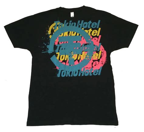 Tokio Hotel Pastel Logo Black T Shirt New Official Band Merch-in T-Shirts from Men's Clothing on ...