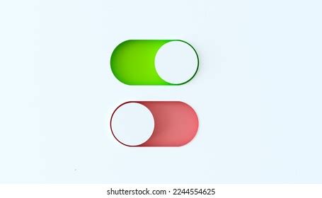 On Off Toggle Switch Buttons Icon Stock Vector (Royalty Free ...