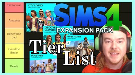 Ranking Sims 4 Expansion Packs - YouTube