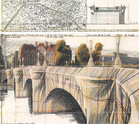 christo and jeanne claude - Google Search | Pont, Visite, Dessin technique