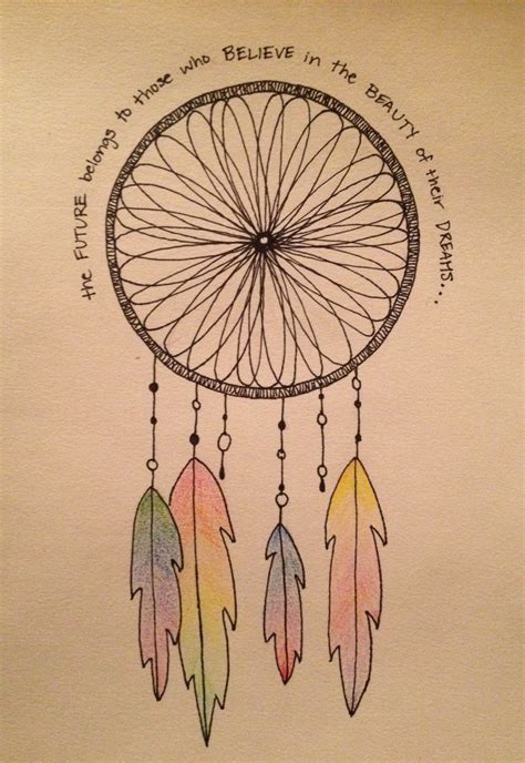 Easy Dreamcatcher Drawing at GetDrawings | Free download