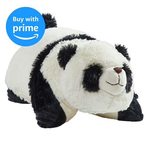 Panda Pillow Pet – 18 inch Large Folding Plush Stuffed Animal Pillow