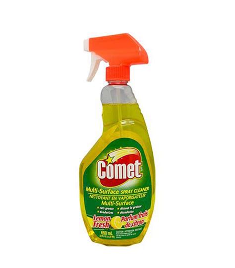 Comet Multi-Surface Spray Cleaner Lemon Fresh 650ml - Noble Linen