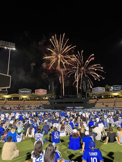 Friday Night Fireworks at Dodger Stadium — California By Choice