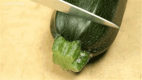 Zucchini Slicing GIF - Zucchini Slicing Cutting - Discover & Share GIFs