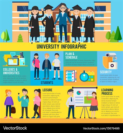 Education infographic template Royalty Free Vector Image