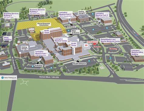 Lexington Medical Center Campus Map - Genshin Impact