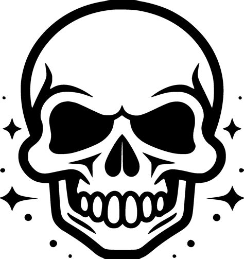 Skull - Minimalist and Flat Logo - Vector illustration 27709660 Vector Art at Vecteezy