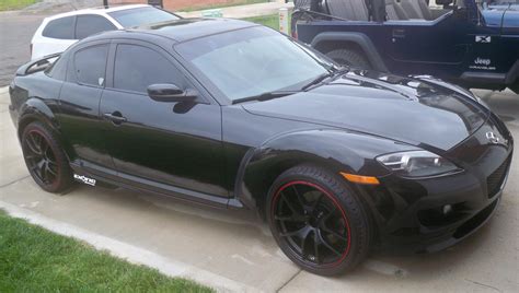 Mazda Rx8 Black Rims