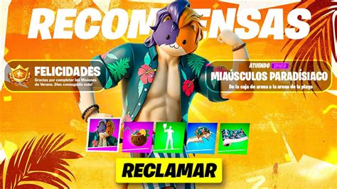 Como DESBLOQUEAR **GRATIS** la SKIN de MIAUSCULOS PARADISIACO en ...