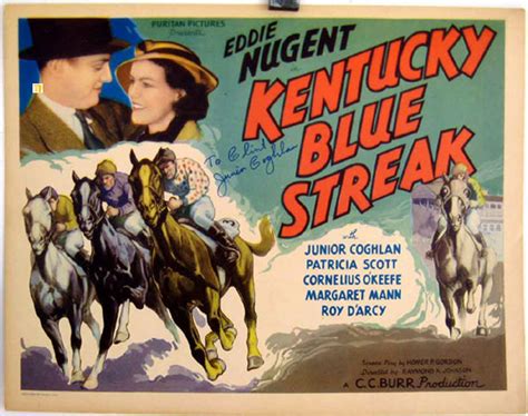 "KENTUCKY BLUE STREAK" MOVIE POSTER - "KENTUCKY BLUE STREAK" MOVIE POSTER