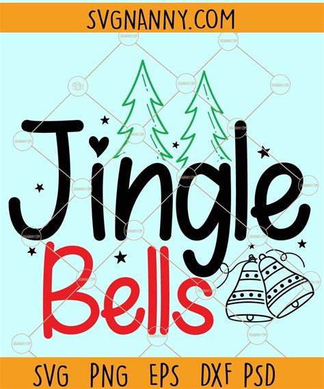 Jingle bells Christmas svg, Christmas bells SVG, Christmas Presents svg, Merry Christmas svg ...