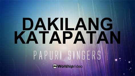 Dakilang Katapatan - Papuri Singers [With Lyrics] Accords - Chordify