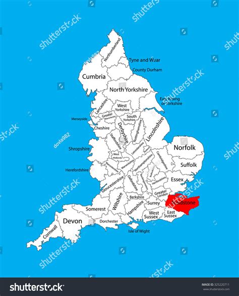 Map Of Kent England - Map Of Zip Codes