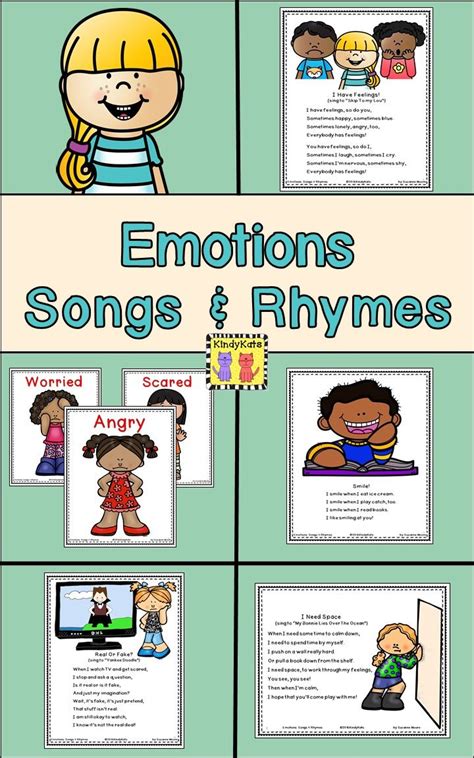 Emotions Songs and Rhymes | Emotions preschool, Preschool songs ...