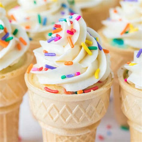 Ice Cream Cone Cupcakes