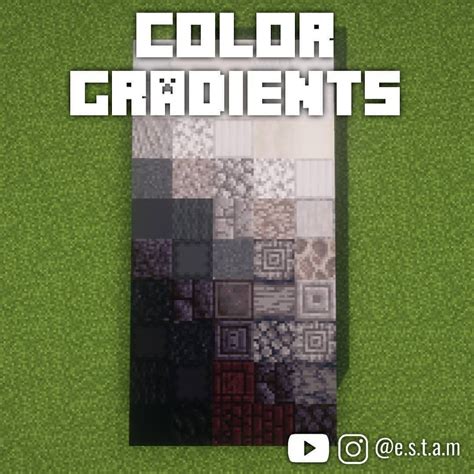 TitanBuilds | Minecraft Only on Instagram: “Minecraft - Color Gradients 🎨😍 Rate It 1-10 ...