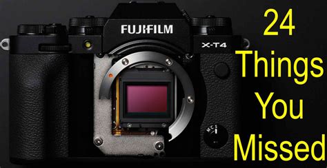 24 Things You Missed About Fujifilm X-T4: Fujifilm Confirms X-H2, Fuji ...