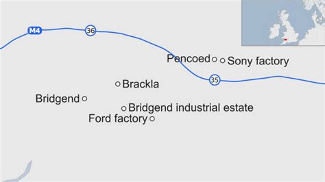 Bridgend and the M4: How the motorway shaped the town - BBC News