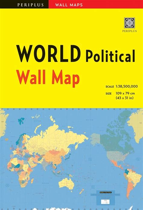 World Political Wall Map Sticker 125 000 000 140x100 - vrogue.co