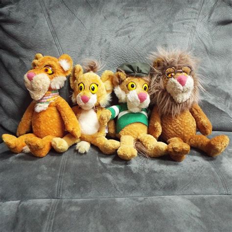 Eden Lot of 4 Between The Lions 13" Dolls Plush Stuffed Animals BEAUTIFUL COND | #1809306950