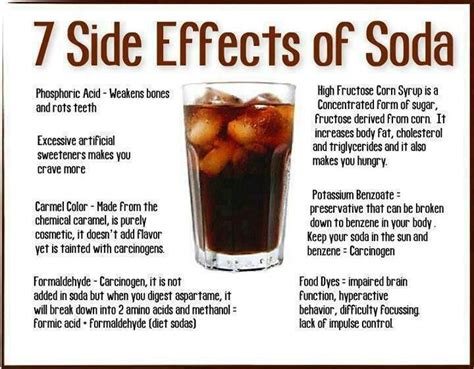 Soda side effects | Health and nutrition, Food facts, Health